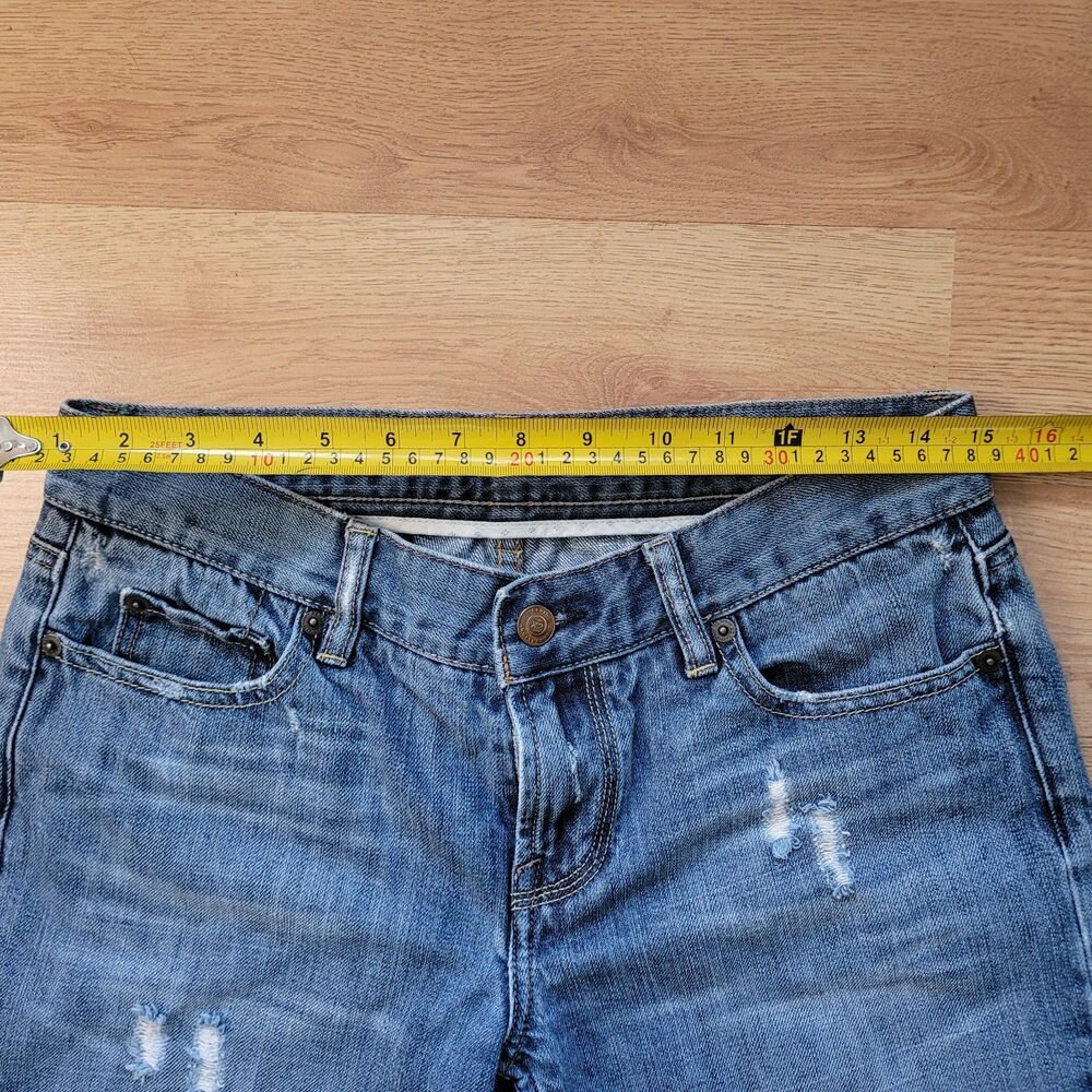 Vintage X2 Denim Laboratory Jeans Women’s Size 6 Flare Leg Distressed - Picture 6 of 9